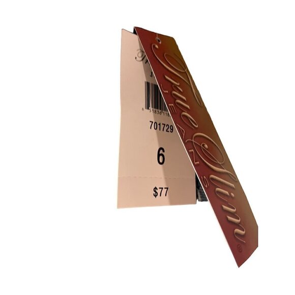 nwt jeggings size 6 true slim blue acid wash back pockets - Picture 3 of 6